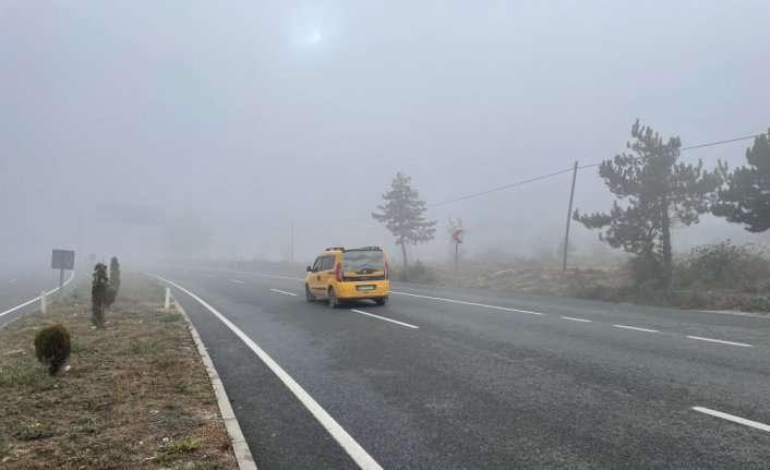 Ilgaz Dağı'nda sis etkili oldu