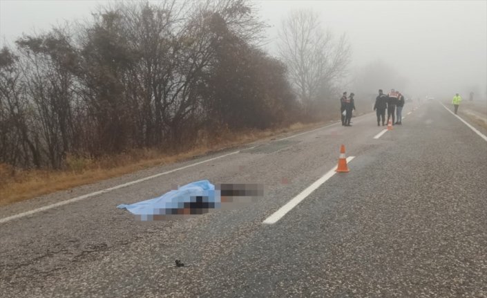 Kastamonu'da aracın çarptığı yaya hayatını kaybetti