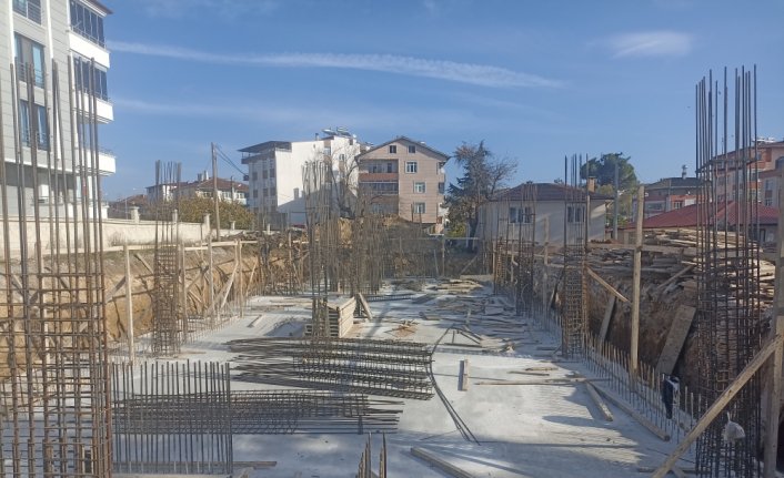 Kavak'ta Orman İşletme Müdürlüğü binasının inşaatı devam ediyor