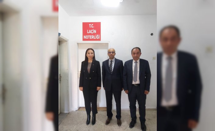 Laçin'de noterlik hizmeti verilmeye başlandı