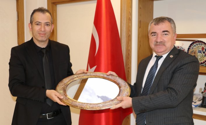 Muzaffer Tahmaz Özel Eğitim İş Uygulama Merkezi'nden Başkan Özdemir'e ziyaret