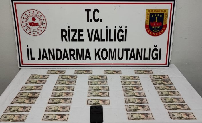Rize'de sahte para operasyonunda 1 şüpheli yakalandı