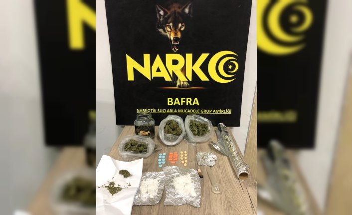 Samsun'da uyuşturucu operasyonunda 4 zanlı yakalandı