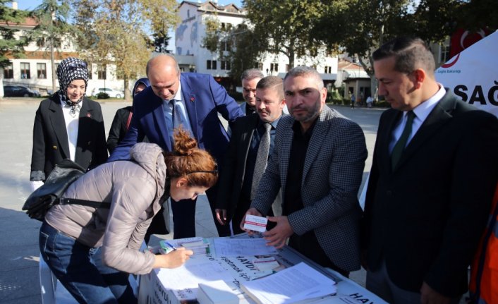 Tokat'ta organ bağışı bilgilendirme çadırı açıldı