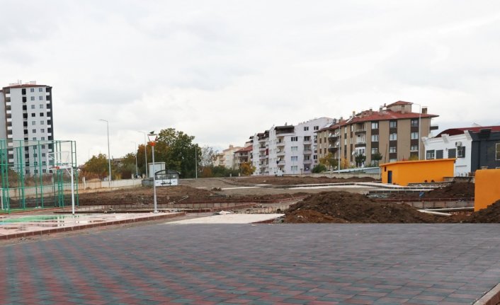 Tokat'ta yapılan çevre eğitim parkının inşası sürüyor