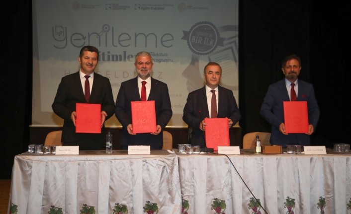 Tokat'ta “Yenileme Eğitimleri Tanıtım Programı“ protokolü imzalandı