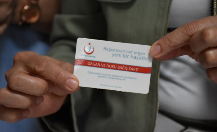 Trabzon'da bir grup “Her Bağış Yeni Bir Hayat“ sloganıyla organlarını bağışladı