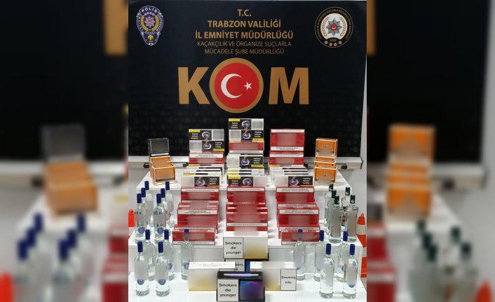 Trabzon'da kaçakçılık operasyonlarında 3 kişi gözaltına alındı