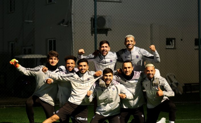 Trabzonspor, Ferencvaros maçının hazırlıklarını sürdürdü