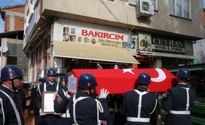 Trafik kazasında hayatını kaybeden Uzman Çavuş Arık'ın cenazesi Tokat'ta toprağa verildi