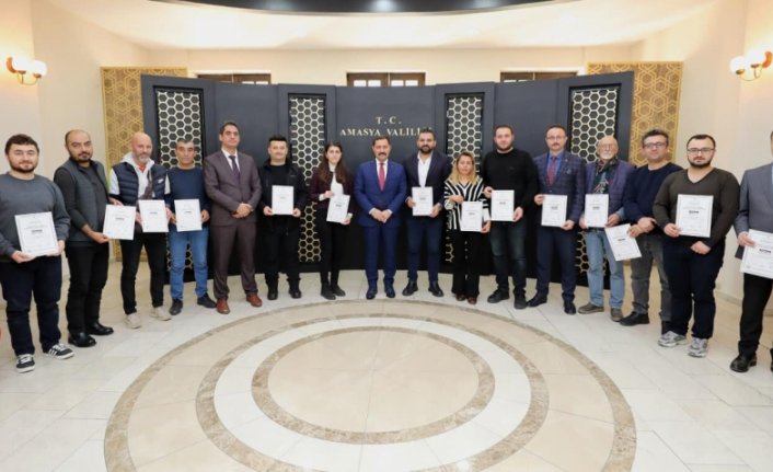 Amasya'da “İHA-1 ticari pilot eğitimi “ tamamlandı