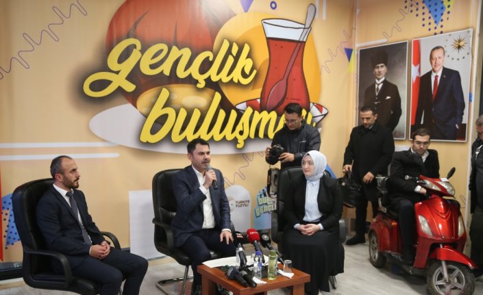 Bakan Murat Kurum, Giresun'da gençlerle buluştu: