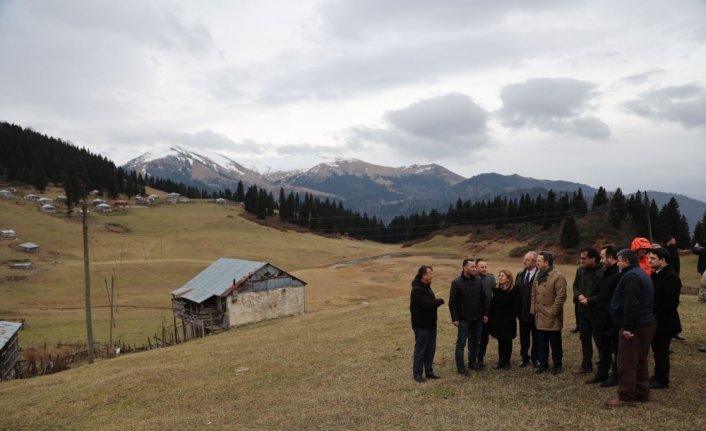 Giresun Valisi Ünlü, Sis Dağı Yaylası ve Gölyanı Obası'nda incelemelerde bulundu