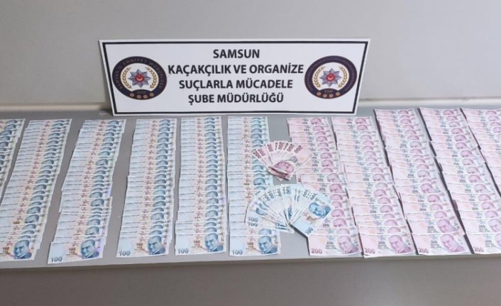 Samsun'da sahte parayla yakalanan zanlı serbest bırakıldı