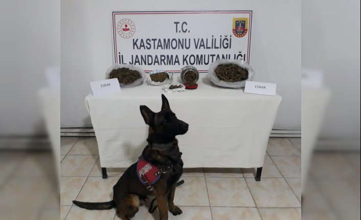 Kastamonu'da 3 kilo 51 gram esrar ele geçirildi