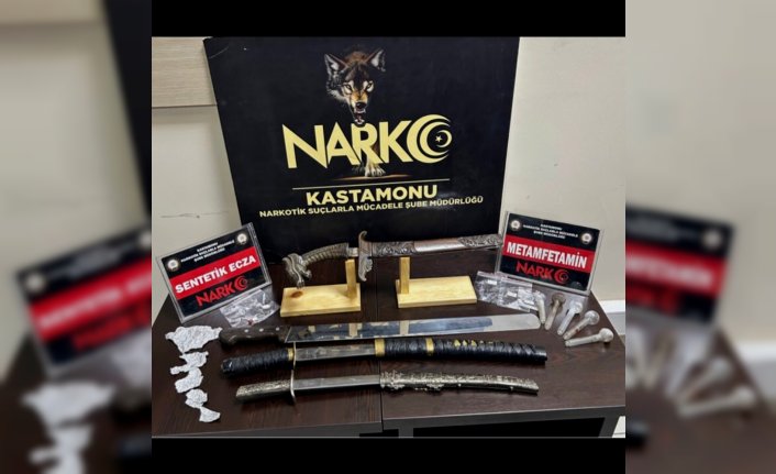 Kastamonu'da uyuşturucu operasyonunda 5 zanlı yakalandı