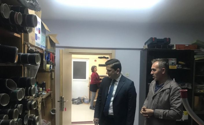 Kaymakam Atar Halk Eğitim Merkezi'nde incelemelerde bulundu