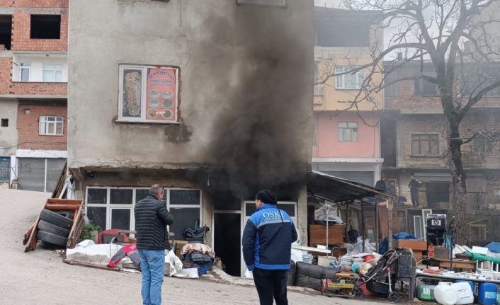 Ordu'da iş yerinde yangın hasara yol açtı