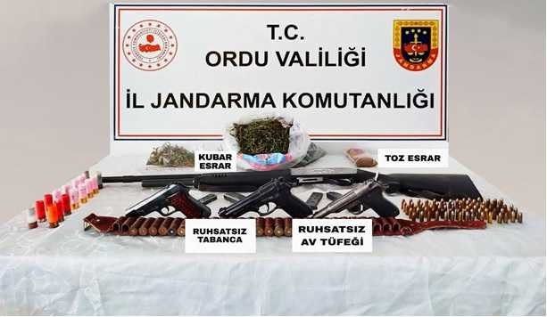 Ordu'da uyuşturucu operasyonunda 2 kişi tutuklandı