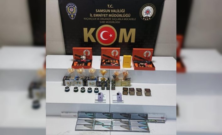 Samsun'da kaçakçılık operasyonunda yabancı uyruklu 2 zanlı yakalandı