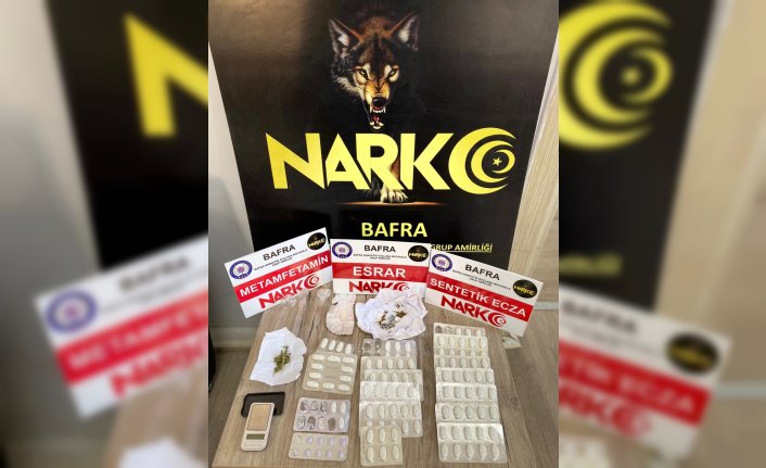 Samsun'da uyuşturucu operasyonunda 3 zanlı yakalandı