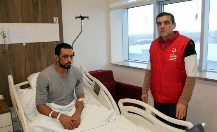 Sinop'ta kuru yük gemisinde çıkan yangından yaralı kurtulanlar yaşadıklarını anlattı