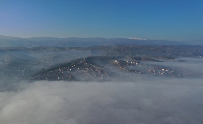 Tokat'ta sis etkili oldu