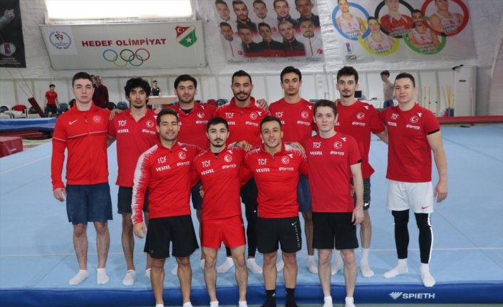 Artistik Cimnastik Büyük Erkekler Milli Takımı Bolu'da kampa girdi