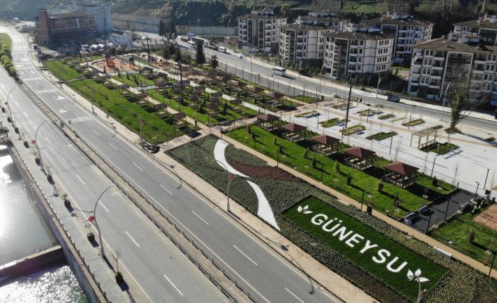 Güneysu Millet Bahçesi açılışa hazırlanıyor