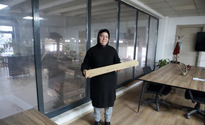Kadın girişimci İstanbul'daki tecrübesiyle Anadolu'da kereste fabrikası kurdu