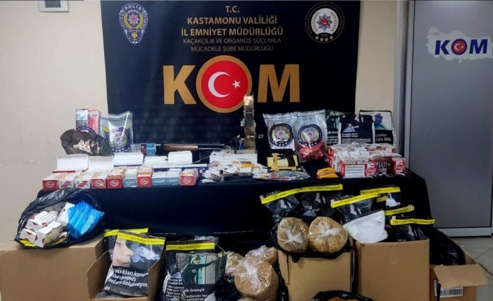 Kastamonu merkezli 4 ilde kaçakçılık operasyonunda 32 kişi yakalandı