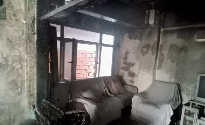 Kastamonu'da çıkan yangında bir evde maddi hasar oluştu