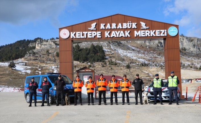 Keltepe Kayak Merkezi'nde arama kurtarma tatbikatı