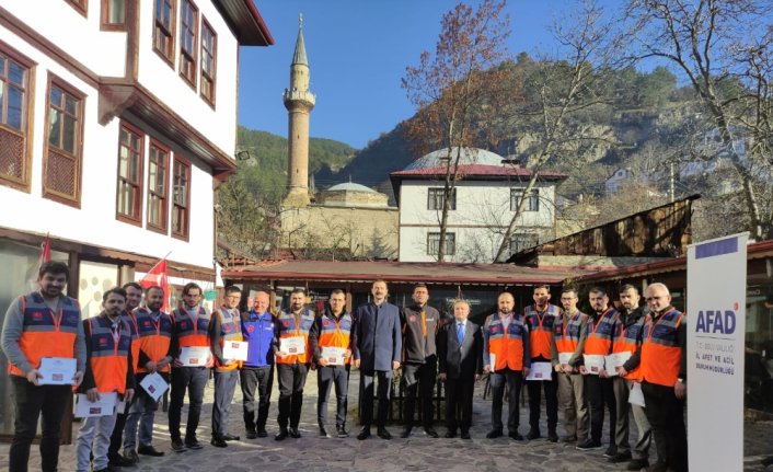 Mudurnu'da din görevlileri AFAD gönüllüsü oldu