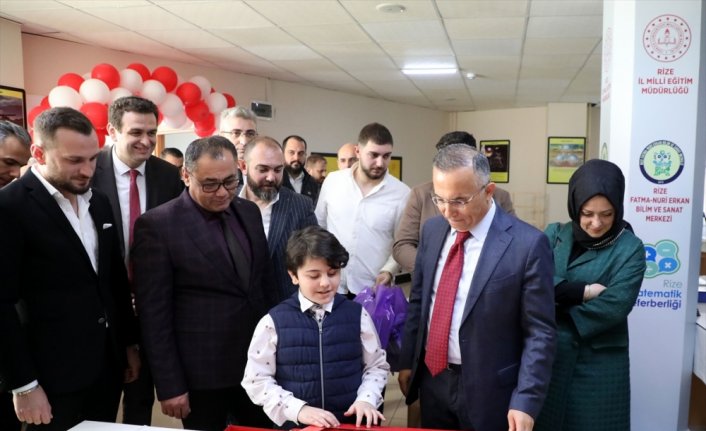 Rize'de matematiğin oyunla öğrenileceği “Mustafa Toptan Matematik Merkezi“ açıldı