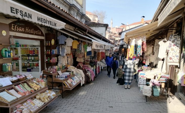 Safranbolu'da hafta sonu ziyaretçi yoğunluğu yaşanıyor