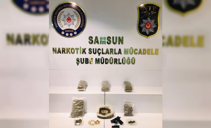Samsun'da 2 kilo 589 gram sentetik uyuşturucu ele geçirildi