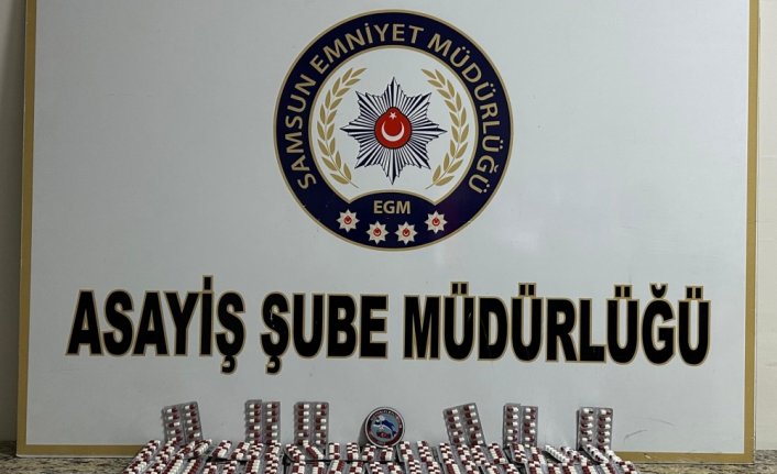 Samsun'da 5 bin 544 kapsül uyuşturucu içerikli hap ele geçirildi
