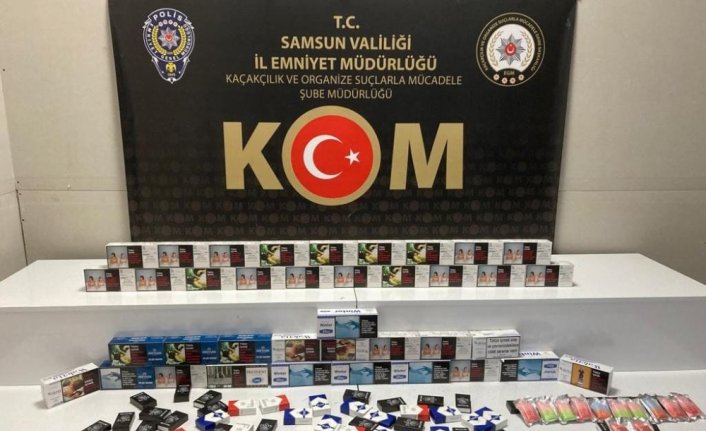 Samsun'da kaçakçılık operasyonlarında 2 zanlı yakalandı