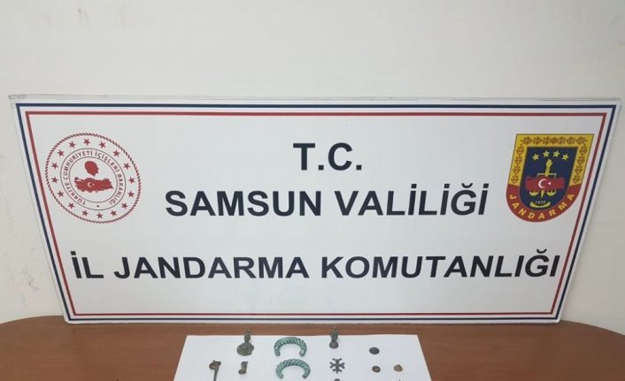 Samsun'da tarihi eser operasyonunda 2 zanlı yakalandı