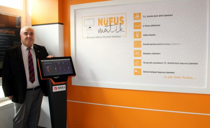 Sinop'ta nüfusmatik  vatandaşların hizmetine sunuldu