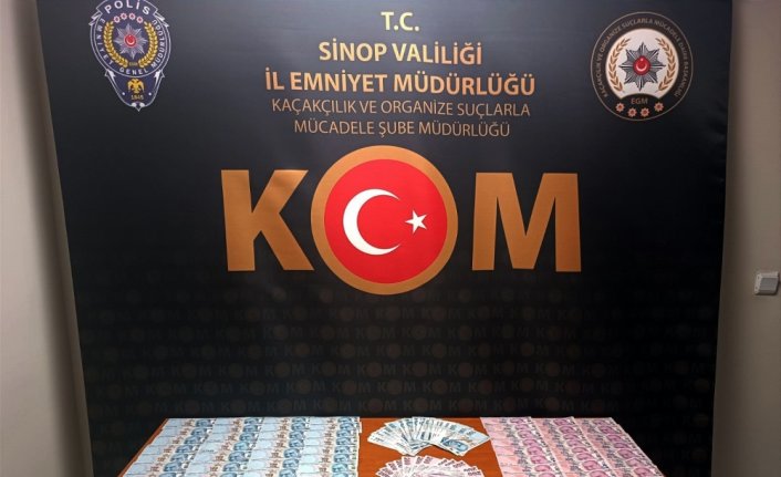 Sinop'ta sahte para operasyonunda 2 şüpheli yakalandı