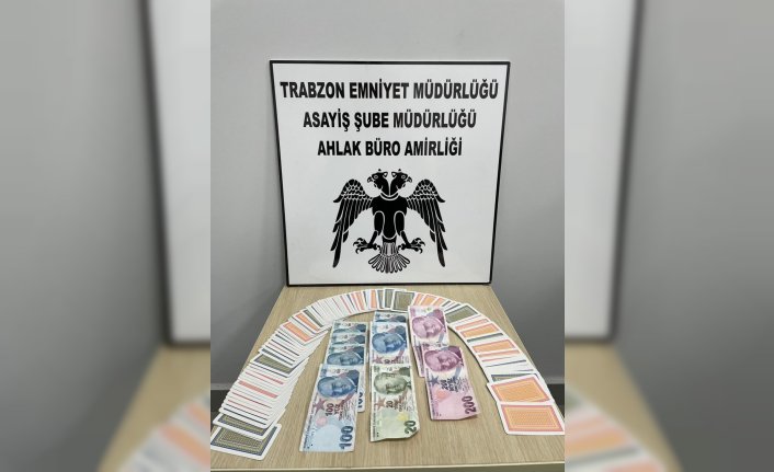 Trabzon'da kumar operasyonunda 5 kişi suçüstü yakalandı