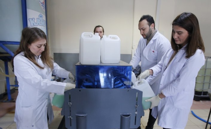 Üniversitede kurulan “Kampüs Kimya“ ile 3 milyon lira ciroya ulaşıldı