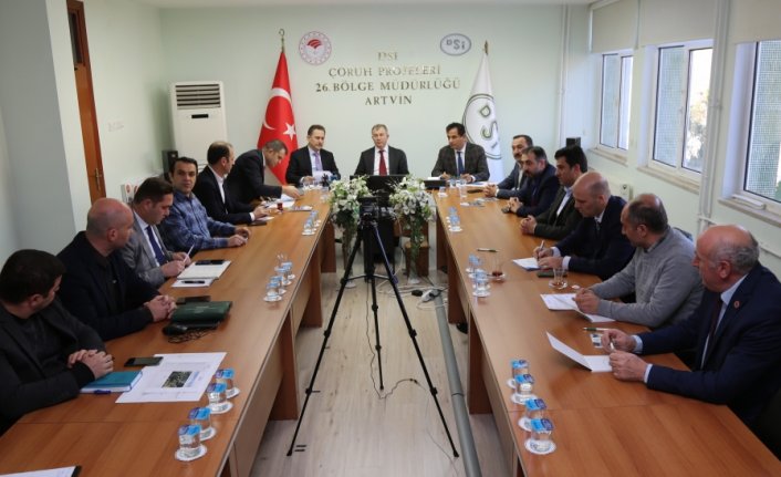 Yusufeli Barajı'nda su seviyesi 58,6 metre oldu