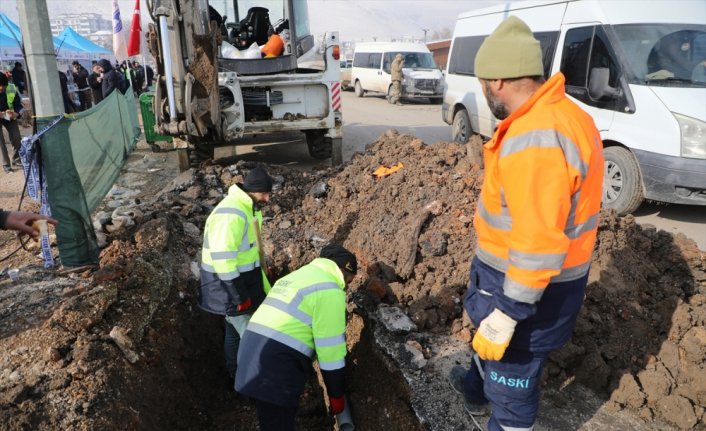 Elbistan'a içme suyu verilmeye başlandı