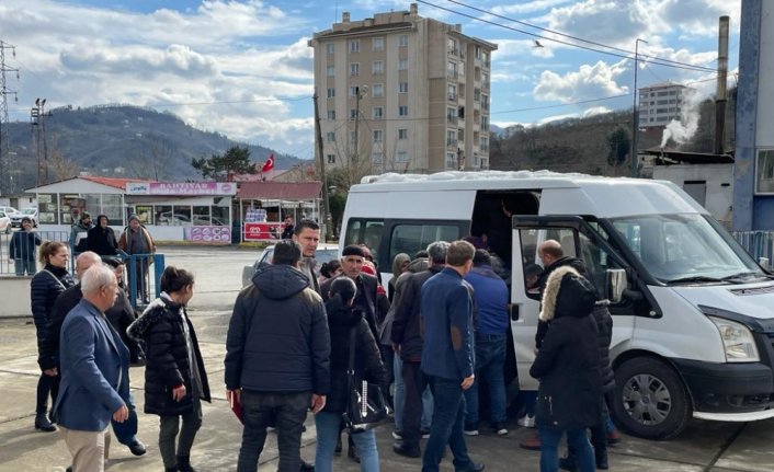 Giresun'a getirilen 22 depremzede öğrenci yurduna yerleştirildi