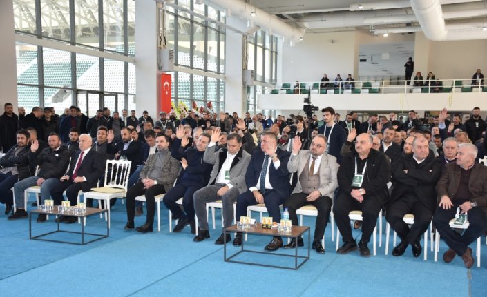 Giresunspor Kulübünde başkanlığa Nahid Ramazan Yamak seçildi