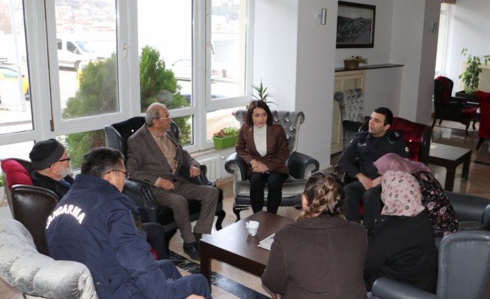 Havza Kaymakam Vekili Nayman'dan depremzede ailelere ziyaret