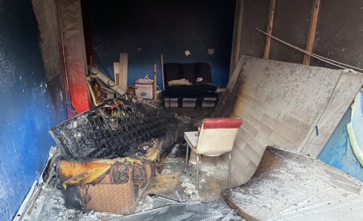 Karabük'te iş yerinde çıkan yangın söndürüldü